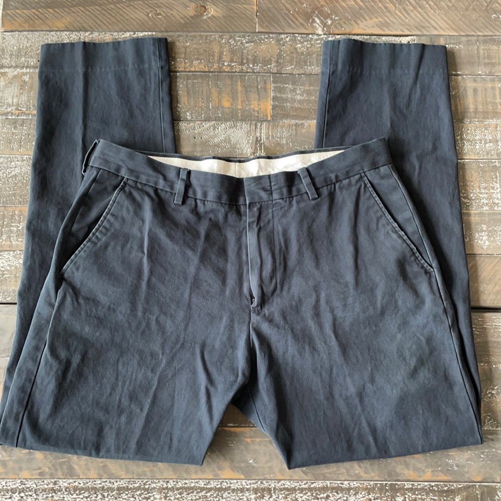 J Crew Navy Slim-Fit Dress Pants